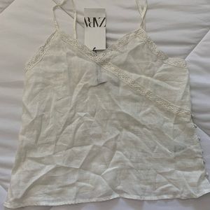 Zara linen tank